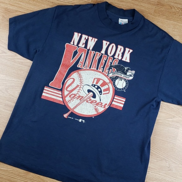 Other - Vintage 1990 NY Yankees TShirt Sz L